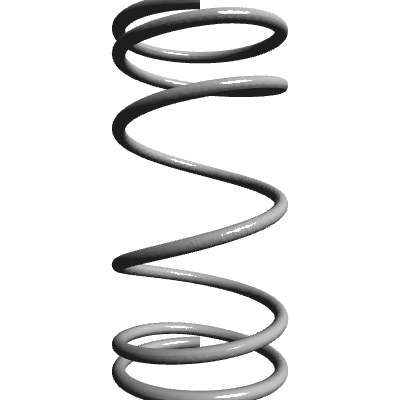 Compression Spring, OD 0.085 in, FL 0.169 in, Stainless Steel, P/N ...