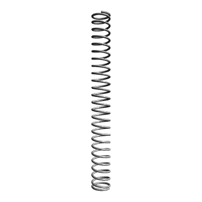 Compression Spring Lea Compression Spring, OD 0.098 in, FL 0.886 in, Stainless Steel, P/N ...
