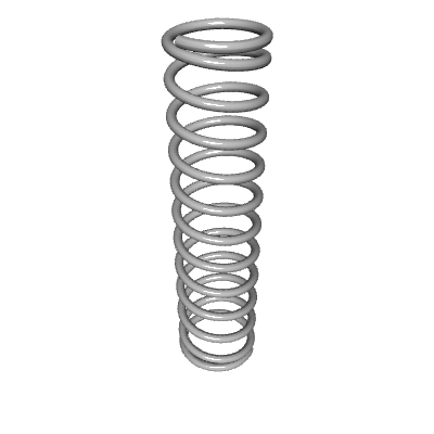 Compression Spring O Rings Compression Spring, OD 0.118 in, FL 0.492 in, Stainless Steel, P/N ...