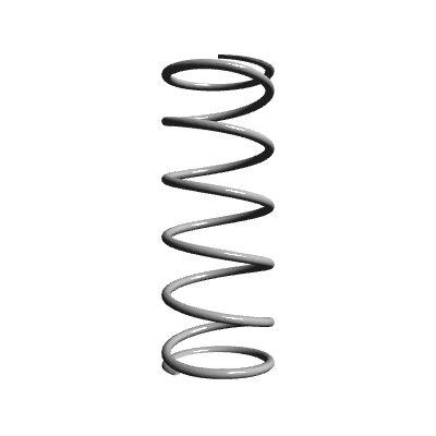 Compression Spring Lea Compression Spring, OD 0.48 in, FL 1.25 in, Stainless Steel, P/N LC ...