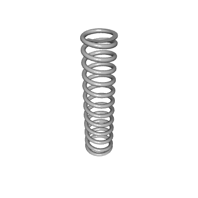 Compression Spring Lea Compression Spring, OD 0.36 in, FL 1.5 in, Stainless Steel, P/N LC 047E ...