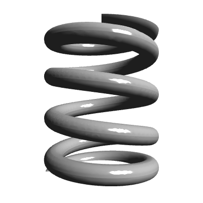 Compression Spring Lea Compression Spring, OD 0.36 in, FL 0.438 in, Stainless Steel, P/N LC ...