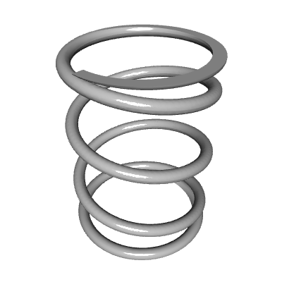 Compression Spring Lea Compression Spring, OD 0.66 in, FL 0.875 in, Stainless Steel Type 316 ...