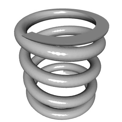 Compression Spring, OD 0.48 in, FL 0.5 in, Stainless Steel, P/N LC 063G ...