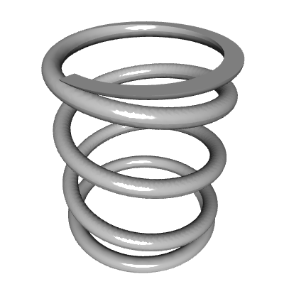 Compression Spring Lea Compression Spring, OD 0.66 in, FL 0.75 in, Stainless Steel, P/N LC ...
