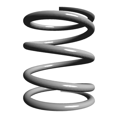 Compression Spring, OD 0.66 in, FL 0.75 in, Stainless Steel, P/N LC ...