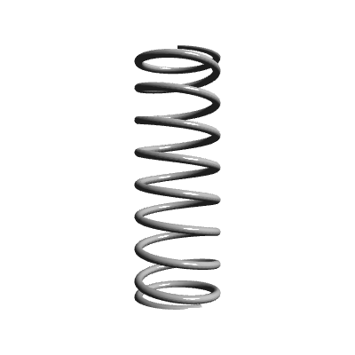 Compression Spring Lea Compression Spring, OD 0.72 in, FL 2 in, Stainless Steel, P/N LC 065J ...