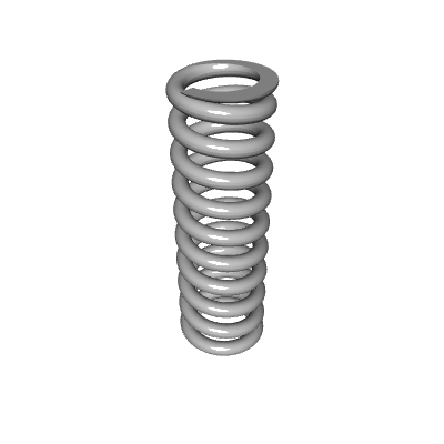 Compression Spring Lea Compression Spring, OD 0.48 in, FL 1.5 in, Stainless Steel, P/N LC 080G ...