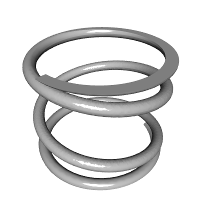 Compression Spring Lea Compression Spring, OD 0.97 in, FL 0.75 in, Stainless Steel Type 316, P ...