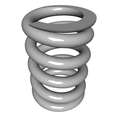 Compression Spring, OD 0.189 in, FL 0.272 in, Stainless Steel, P/N ...