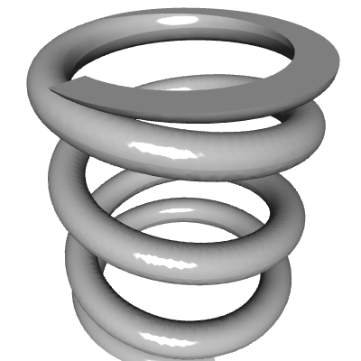 Compression Spring, OD 0.236 in, FL 0.256 in, Music Wire, P/N LCM080C ...