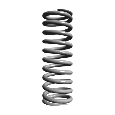Compression Spring Lea Compression Spring, OD 1.218 in, FL 3.5 in, Stainless Steel, P/N LHC ...
