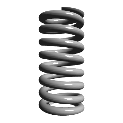 Compression Spring, OD 1.218 in, FL 2.5 in, Stainless Steel, P/N LHC ...