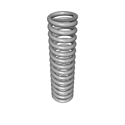 Compressing Spring 19mm Compression Spring, OD 1.218 in, FL 4.5 in, Stainless Steel, P/N LHC ...