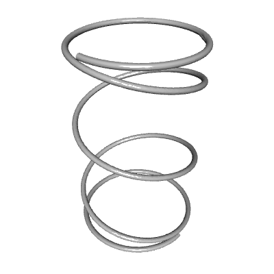 Compression Spring Lea Compression Spring, OD 0.3 in, FL 0.5 in, Stainless Steel Type 316, P/N ...