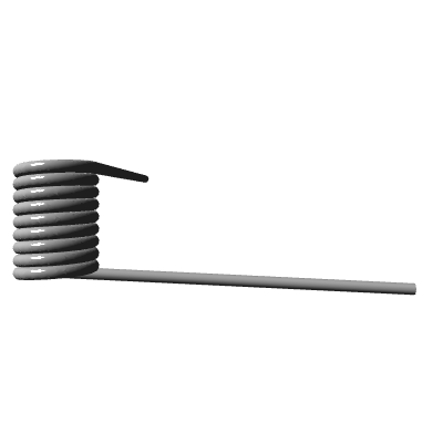 Torsion Spring, OD 0.394 in, 110 Degree, Music Wire, P/N LTMR150P 03 M ...
