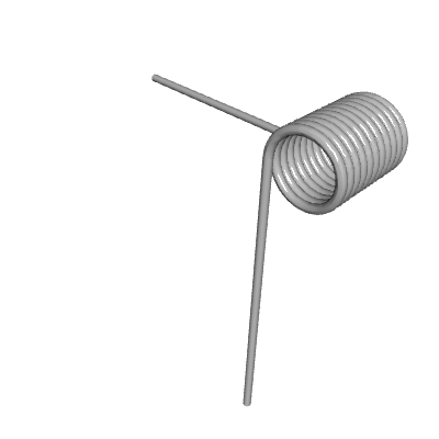 Distorsion Spring Torsion Spring, OD 0.245 in, 270 Degree, Stainless Steel, P/N LTR028E ...