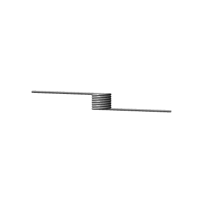Spring For 180 Rotation Torsion Spring, OD 0.273 in, 180 Degree, Stainless Steel, P/N LTR030F ...