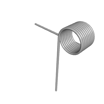 Torsion Spring, OD 0.699 in, 201 Degree, Stainless Steel Type 316, P/N ...