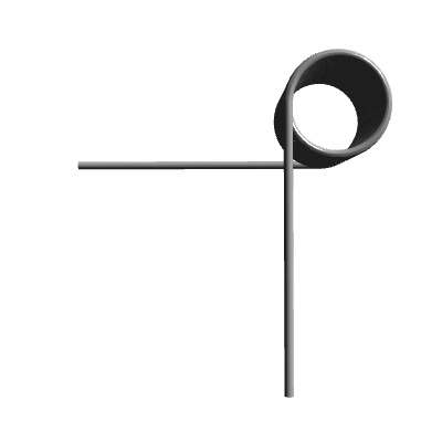 Counter Rotating Spring Torsion Spring, OD 1.516 in, 270 Degree, Stainless Steel, P/N LTR125S ...