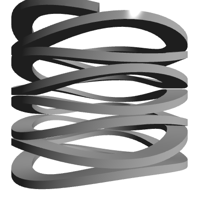 Compression Spring, OD 0.224 in, FL 0.2 in, Stainless Steel Type 17-7 ...