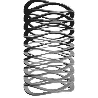 Compression Spring, OD 1.219 in, FL 2 in, Stainless Steel Type 17-7 PH ...