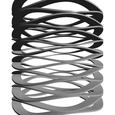 Compression Spring, OD 1.453 in, FL 1.6 in, Stainless Steel Type 17-7 ...