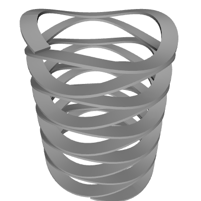 Compressed Wave Spring Compression Spring, OD 0.563 in, FL 0.748 in, Stainless Steel Type 17-7 ...