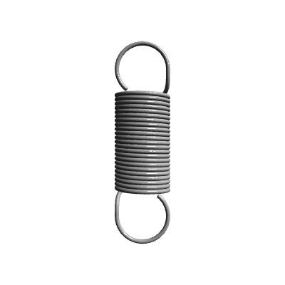 Extension Spring, OD 1 in, FL 3.5 in, Music Wire, P/N MS24586-328 | Lee ...