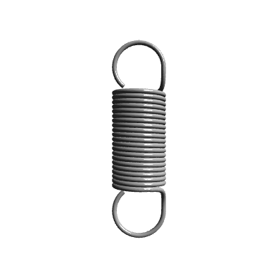 Extension Spring, OD 1 in, FL 3.5 in, Music Wire, P/N MS24586-338 | Lee ...