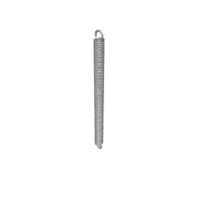Extension Spring, OD 0.24 in, FL 3.5 in, Stainless Steel, P/N MS24586 ...