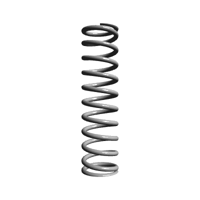C570 Compression Spring Compression Spring, OD 0.18 in, FL 0.69 in, Stainless Steel, P/N ...